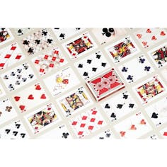 PLAYING CARDS red (POKER SIZE)